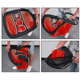 Maxbell Portable Golf Chipping Net Golfing Target Net Bag for Practice Black Red