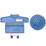 Maxbell Golf Hat Clip with Detachable Magnetic Golf Ball Marker Shirt Design Blue