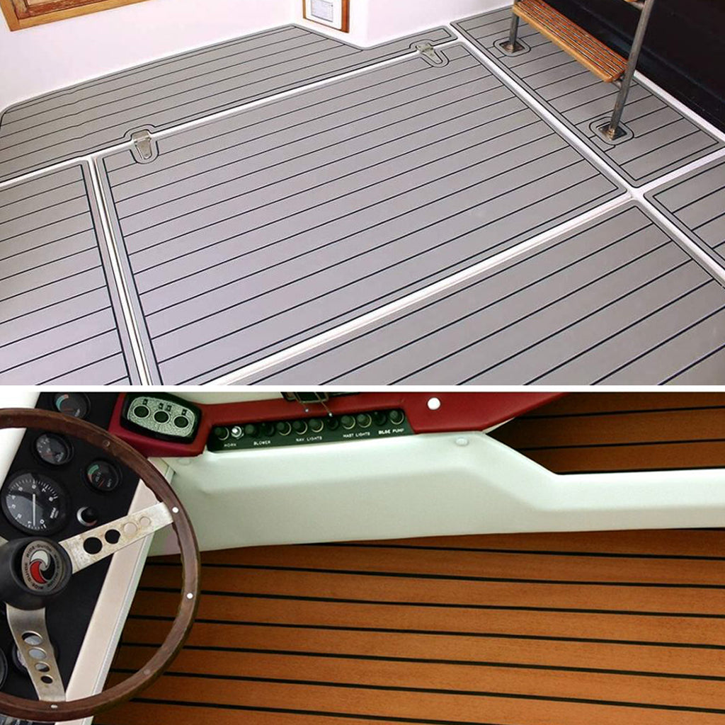 Maxbell Boat Decking Pad Sheet 6mm Thick Kayak Flooring Mat Sea Marine Deck Grip Pad