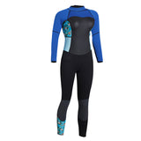 Maxbell Women Full Body Wetsuit UPF 50+ Scuba Diving Surf Rash Guard Royal Blue M