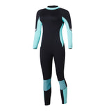 Maxbell Women Full Body Wetsuit UPF 50+ Scuba Diving Surf Rash Guard Sky Blue XS