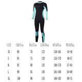 Maxbell Women Full Body Wetsuit UPF 50+ Scuba Diving Surf Rash Guard Sky Blue XS