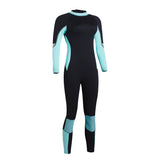 Maxbell Women Full Body Wetsuit UPF 50+ Scuba Diving Surf Rash Guard Sky Blue XS