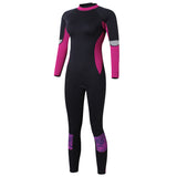 Maxbell Women Full Body Wetsuit UPF 50+ Scuba Diving Surf Rash Guard Rose Red S