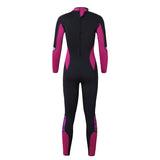 Maxbell Women Full Body Wetsuit UPF 50+ Scuba Diving Surf Rash Guard Rose Red S