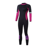 Maxbell Women Full Body Wetsuit UPF 50+ Scuba Diving Surf Rash Guard Rose Red S