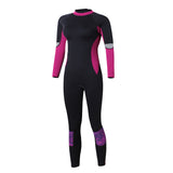 Maxbell Women Full Body Wetsuit UPF 50+ Scuba Diving Surf Rash Guard Rose Red S