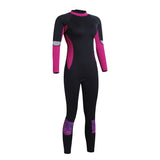 Maxbell Women Full Body Wetsuit UPF 50+ Scuba Diving Surf Rash Guard Rose Red S