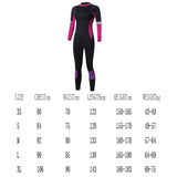 Maxbell Women Full Body Wetsuit UPF 50+ Scuba Diving Surf Rash Guard Rose Red S