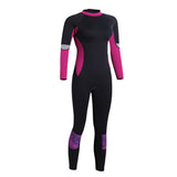 Maxbell Women Full Body Wetsuit UPF 50+ Scuba Diving Surf Rash Guard Rose Red S