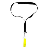 Maxbell Plastic Scuba Diving Outdoor Emergency Survival Whistle with Lanyard Yellow