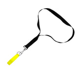 Maxbell Plastic Scuba Diving Outdoor Emergency Survival Whistle with Lanyard Yellow