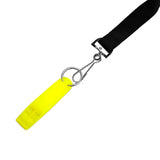 Maxbell Plastic Scuba Diving Outdoor Emergency Survival Whistle with Lanyard Yellow