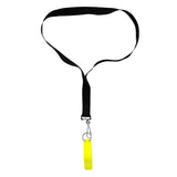 Maxbell Plastic Scuba Diving Outdoor Emergency Survival Whistle with Lanyard Yellow