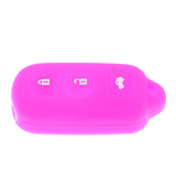 Maxbell Car Key Silicone 3+1 Buttons Protective Case Cover For Toyota Rose Red