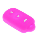 Maxbell Car Key Silicone 3+1 Buttons Protective Case Cover For Toyota Rose Red