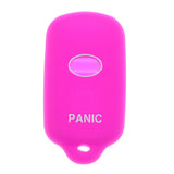 Maxbell Car Key Silicone 3+1 Buttons Protective Case Cover For Toyota Rose Red