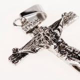 Maxbell Vintage Style Jesus Christ Cross Crucifix Charm Pendant fit Chain Necklace