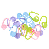 Maxbell 20pcs Colorful Plastic Knitting Crochet Locking Stitch Markers