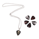 Maxbell Celluloid Guitar Pick Necklace Pendant for Guitar Parts Accessories