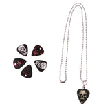 Maxbell Celluloid Guitar Pick Necklace Pendant for Guitar Parts Accessories