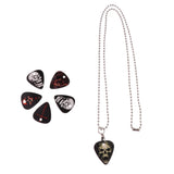 Maxbell Celluloid Guitar Pick Necklace Pendant for Guitar Parts Accessories