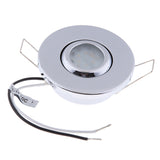 Maxbell 2.6 Inch 12V 1.1W Tilt Ceiling Light Spotlight Downlight Recessed