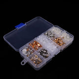 Maxbell 1 Box Butterfly Clutch Clear Earring Backs Earring Safety Backs Ear Nut Hypoallergenic Earring Backs DIY Jewelry Findings