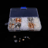 Maxbell 1 Box Butterfly Clutch Clear Earring Backs Earring Safety Backs Ear Nut Hypoallergenic Earring Backs DIY Jewelry Findings