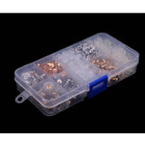 Maxbell 1 Box Butterfly Clutch Clear Earring Backs Earring Safety Backs Ear Nut Hypoallergenic Earring Backs DIY Jewelry Findings