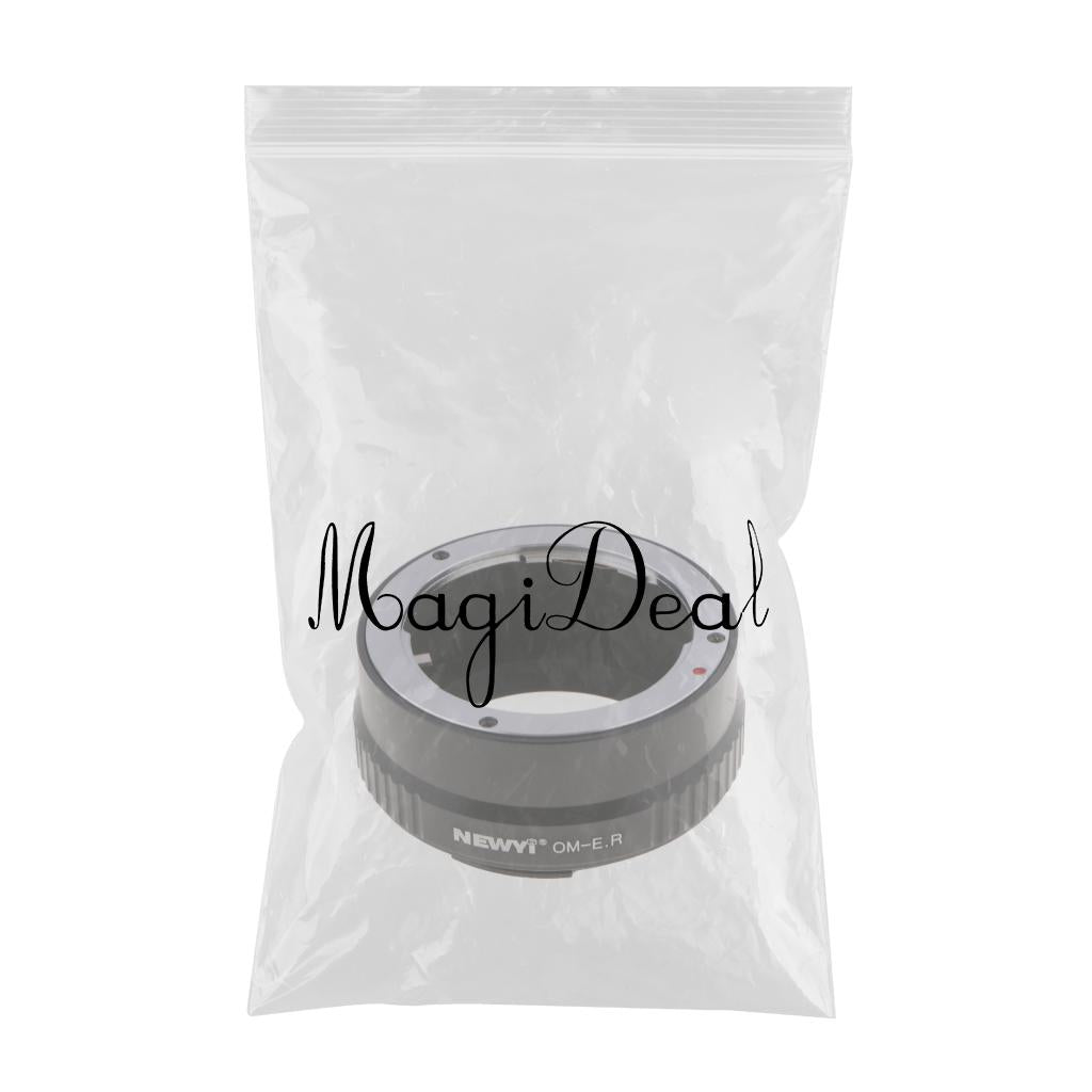 Maxbell Manual Adapter Ring for Olympus OM Mount Lens to Canon EOS R Camera Lenses Converter Infinity Focus Smooth Surface