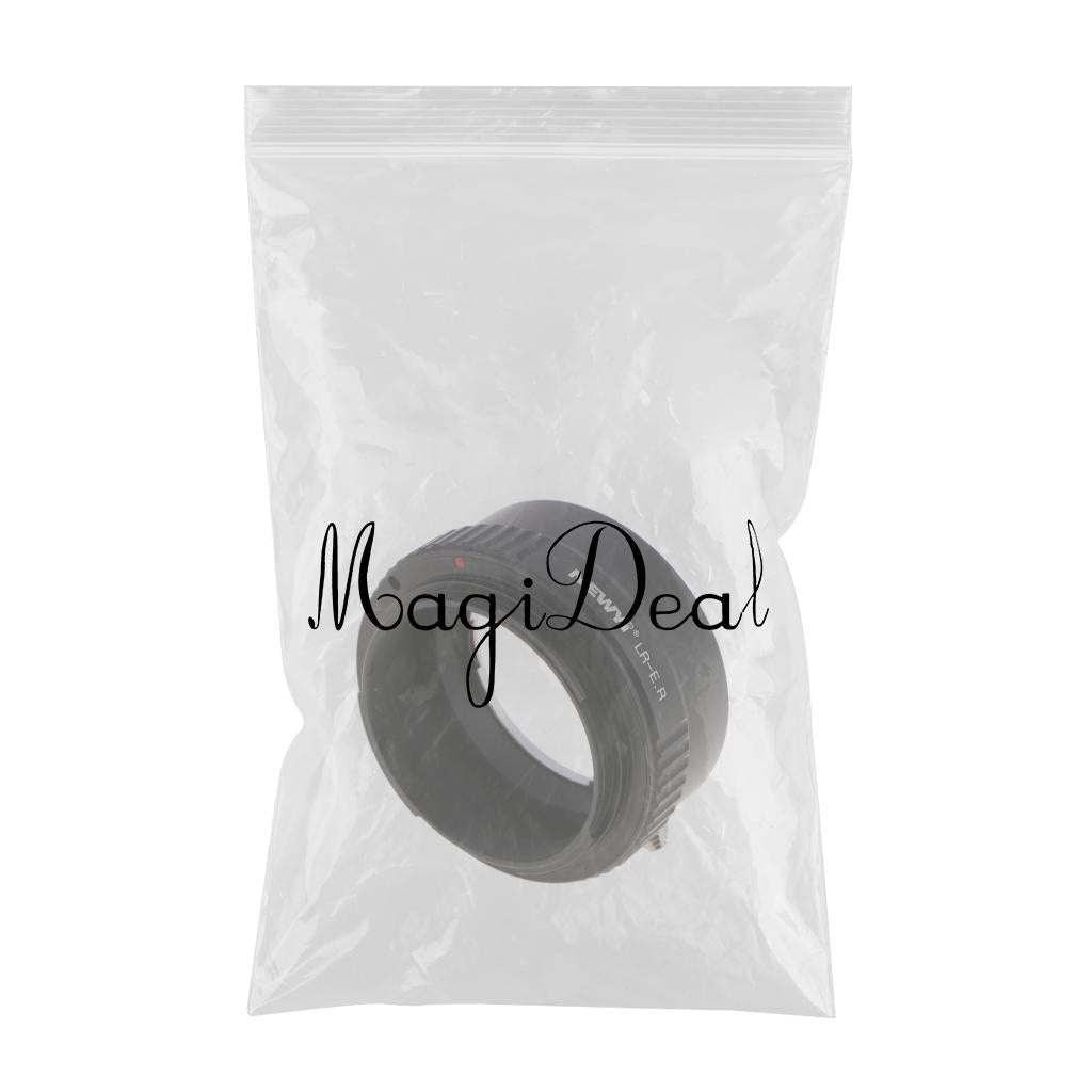 Maxbell Manual Adapter Ring for Leica R Mount Lens to EOS R Camera Lenses Converter Infinity Focus Smooth Surface
