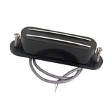 Maxbell Durable Dual Hot Rail Humbucker Pickup Black for Mandolin/Cigar Box Guitar DIY Parts