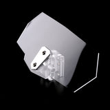 Maxbell Airflow Adjustable Windscreen Extension Spoiler Wind Deflector for Motorbike