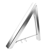 Maxbell Folding Clothes Hanger Wall Mounted Indoor Outdoor Aluminum Alloy Clothes Rack Holder Slim Design for Bedroom, Bathroom, Balcony