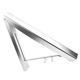 Maxbell Folding Clothes Hanger Wall Mounted Indoor Outdoor Aluminum Alloy Clothes Rack Holder Slim Design for Bedroom, Bathroom, Balcony