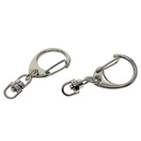 Maxbell 10 Pieces Alloy Small Swivel Lanyard Snap Hook Lobster Clasps Clip Keychain Key Ring Jewelry Making Findings