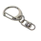 Maxbell 10 Pieces Alloy Small Swivel Lanyard Snap Hook Lobster Clasps Clip Keychain Key Ring Jewelry Making Findings