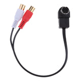 Maxbell Auto Car Aux Cable For Alpine KCA-121B JVC Sound Receiver To RCA Adapter