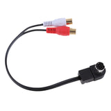 Maxbell Auto Car Aux Cable For Alpine KCA-121B JVC Sound Receiver To RCA Adapter