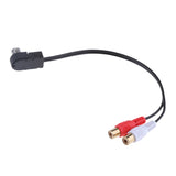 Maxbell Auto Car Aux Cable For Alpine KCA-121B JVC Sound Receiver To RCA Adapter