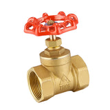 Maxbell G1/2'' DN15 Brass Gate Valve Water Air Pipe Hose Valve Pipe Fitting