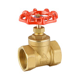 Maxbell G1/2'' DN15 Brass Gate Valve Water Air Pipe Hose Valve Pipe Fitting