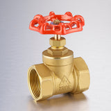 Maxbell G1/2'' DN15 Brass Gate Valve Water Air Pipe Hose Valve Pipe Fitting