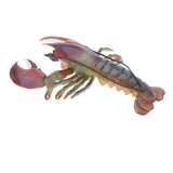 Maxbell 9 Inch Realistic Marine Animal Model Figurines Cyan Lobster Action Figure Toy for Kids, Science Educational Toy, Collection