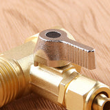 Maxbell Brass Purifier Feed Tee Faucet 1/2 Inch To 3/8 Inch RO System