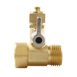 Maxbell Brass Purifier Feed Tee Faucet 1/2 Inch To 3/8 Inch RO System