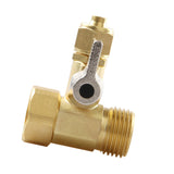 Maxbell Brass Purifier Feed Tee Faucet 1/2 Inch To 3/8 Inch RO System