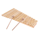 Maxbell 15 Notes Wood Xylophone with 2 Mallets for Children Kids Musical Educational Toys