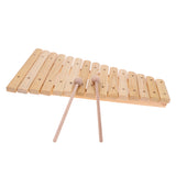 Maxbell 15 Notes Wood Xylophone with 2 Mallets for Children Kids Musical Educational Toys